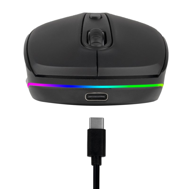 NGS SMOG-RB rato sem fios MULTIDISPOSITIVO PRETO - Imagem de Detalhe 11