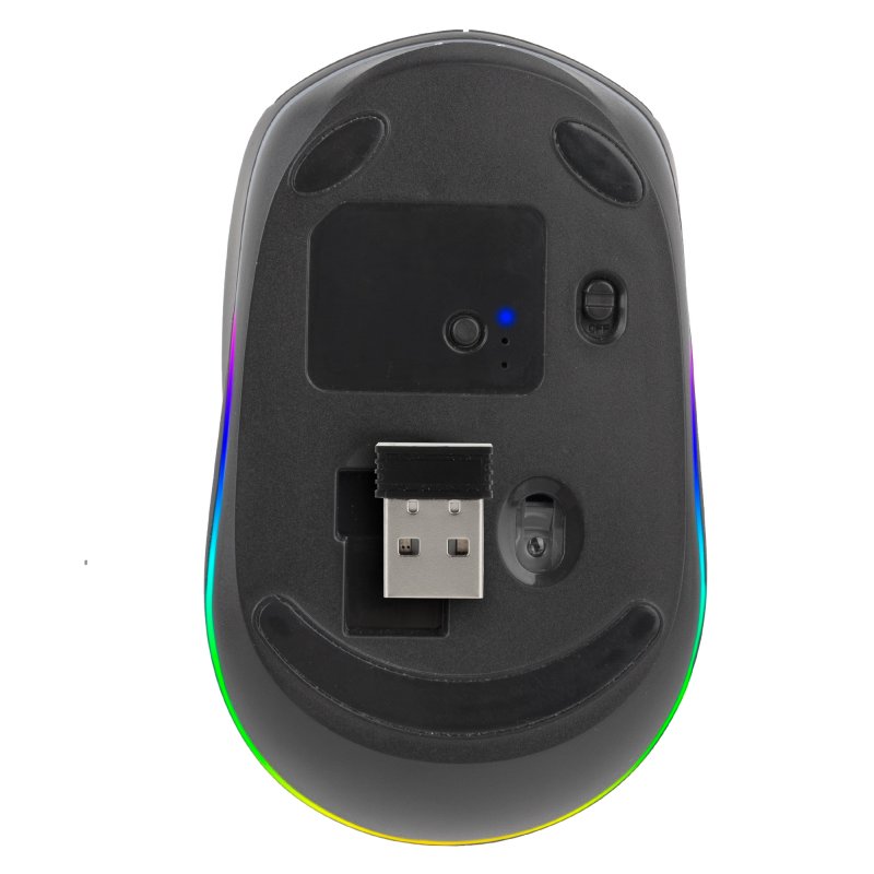 NGS SMOG-RB rato sem fios MULTIDISPOSITIVO PRETO - Imagem de Detalhe 12