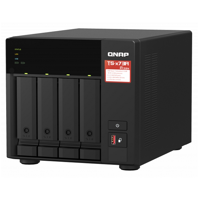 QNAP TS-473A-8G NAS 4XHDD-Bay 2x2.5GbE 4xUSB - Imagem de Detalhe 10