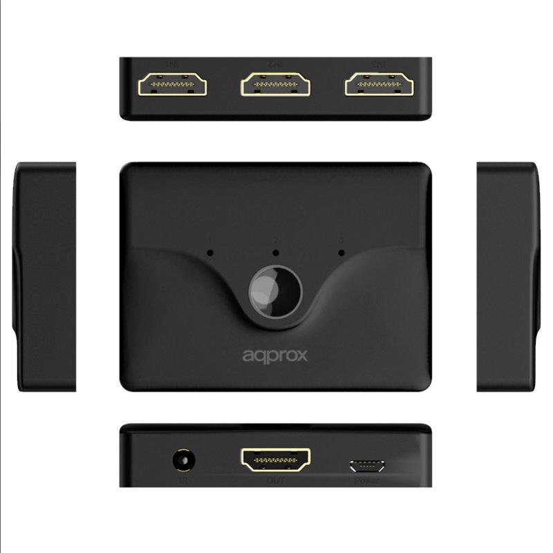 Approx Switch HDMI 4K/30HZ 3P 4K - Imagem de Detalhe 8