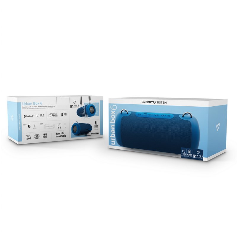 Energy Sistem Urban Box 6 Azul Marinho - Imagem de Detalhe 1