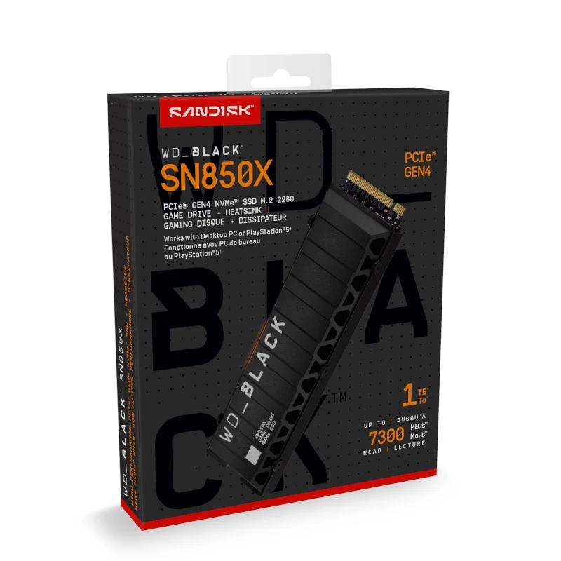 WD Black SN850X WDS100T2X0E SSD 1TB PCIe Gen4 NVMe - Imagem de Detalhe 6