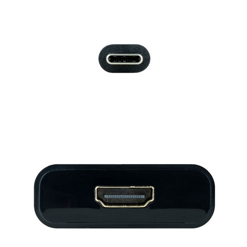 Nanocable Conversor USB-C/M a HDMI/H Preto 15cm - Imagem de Detalhe 4