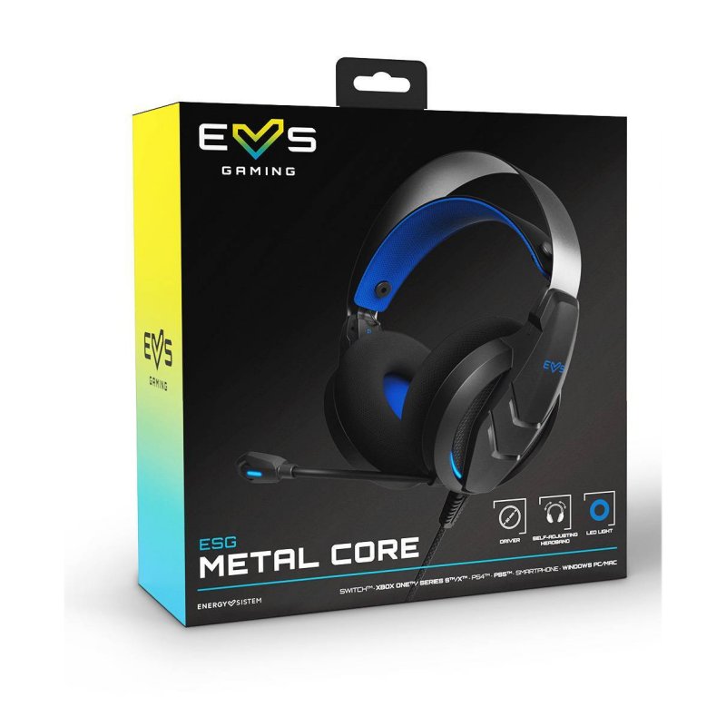 Energy Sistem Headset Gaming ESG Metal Core Azul - Imagem de Detalhe 3