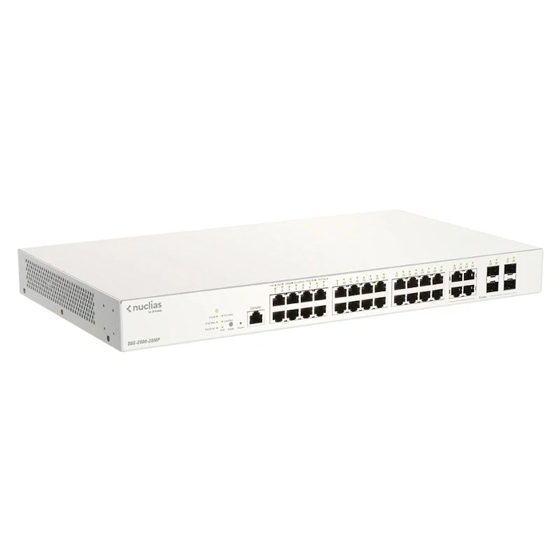 D-Link DBS-2000-28MP/E 28xGb PoE+ Switch 370W 1Ano - Imagem de Detalhe 3