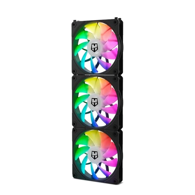NOX HUMMER EASYLINK | KIT DE VENTILADORES ARGB NEGROS - Imagem de Detalhe 4