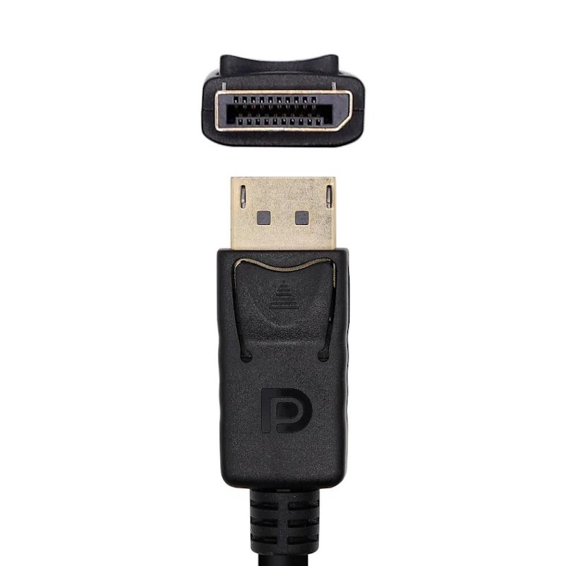 Aisens Cabo DP V1.2 4K@60hz DP/M-DP/M preto 2.0m - Imagem de Detalhe 1