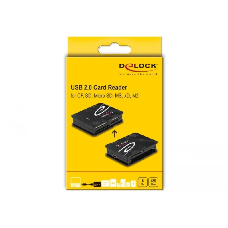 Delock Leitor de cartões USB 2.0 Compact Flash - Imagem de Detalhe 6