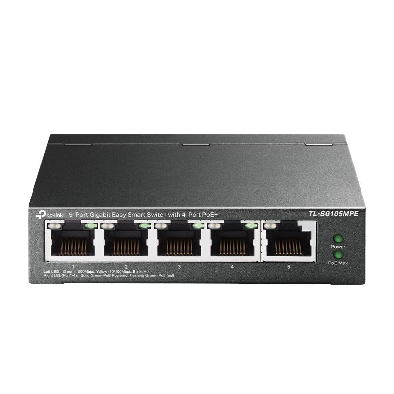 TP-Link TL-SG105MPE Switch 5xGbE (4PoE+) Metal - Imagem de Detalhe 1