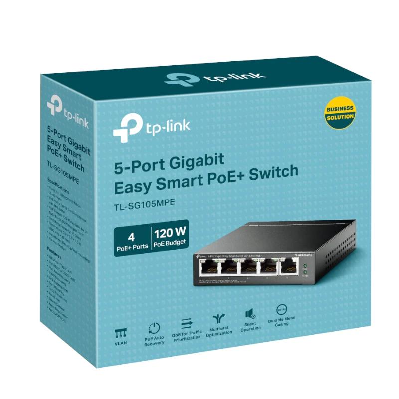 TP-Link TL-SG105MPE Switch 5xGbE (4PoE+) Metal - Imagem de Detalhe 2