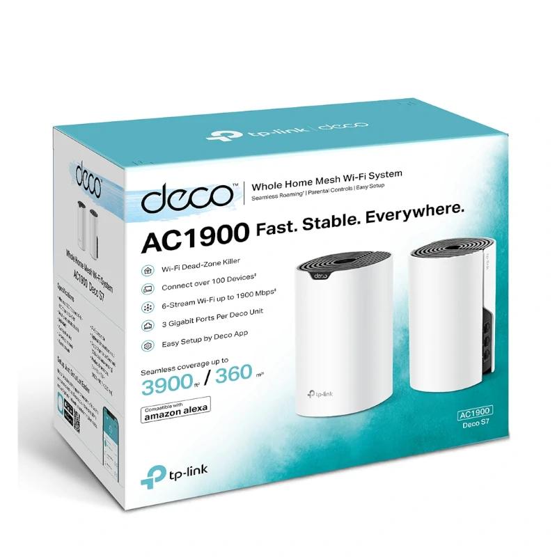 TP-Link Deco S7(2-Pack) AP AC1900 WiFi Mesh - Imagem de Detalhe 1