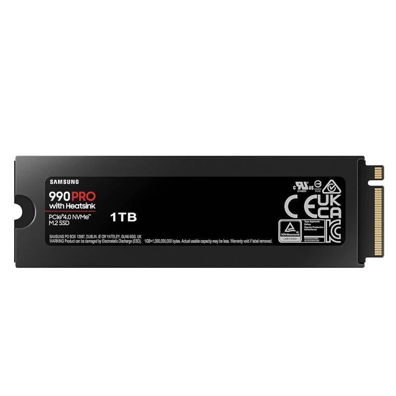 Samsung 990 PRO Heatsink SSD 1TB PCIe 4.0 NVMe M.2 - Imagem de Detalhe 3