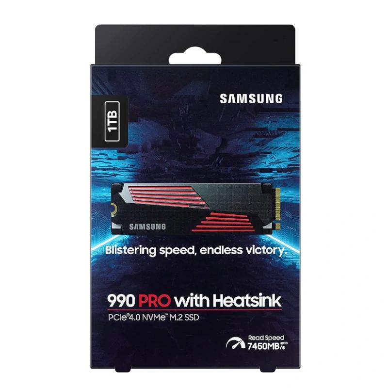 Samsung 990 PRO Heatsink SSD 1TB PCIe 4.0 NVMe M.2 - Imagem de Detalhe 4