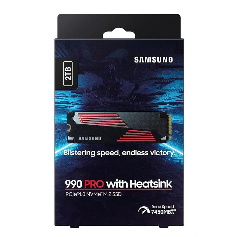 Samsung 990 PRO Heatsink SSD 2TB PCIe 4.0 NVMe M.2 - Imagem de Detalhe 2