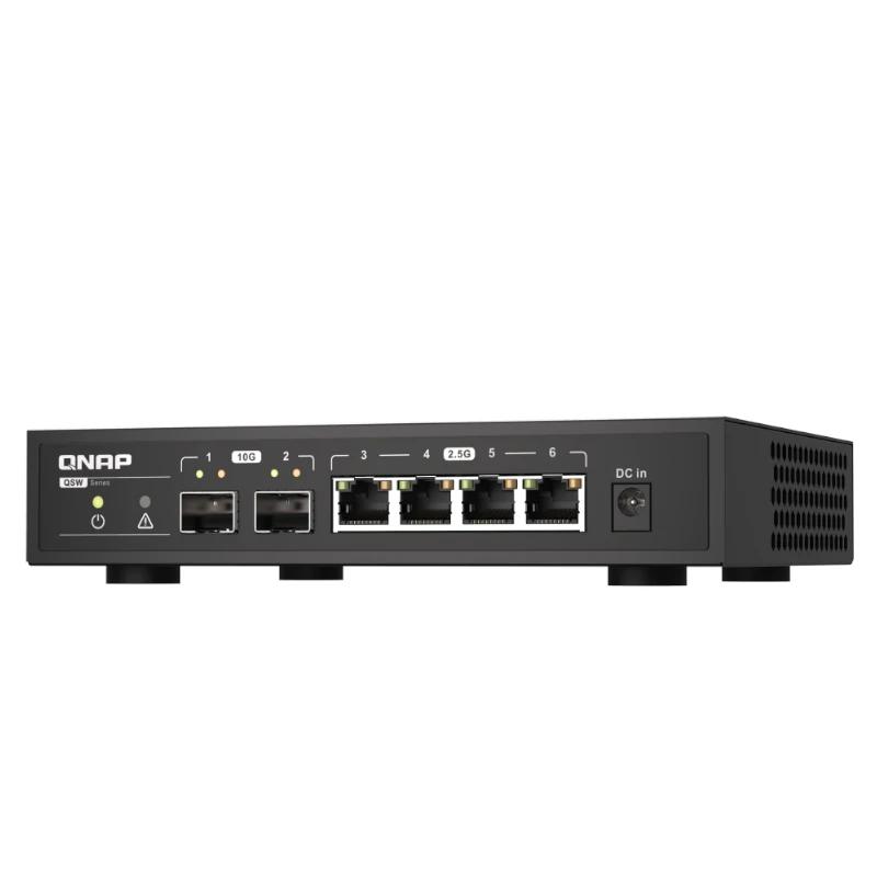 QNAP QSW-2104-2S Switch 2x10GbE SFP+ 4x2.5GbE - Imagem de Detalhe 2