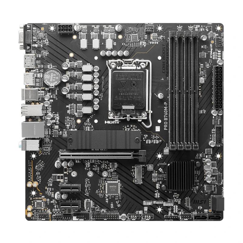 MSI Placa Base PRO B760M-P DDR5 mATX LGA1700 - Imagem de Detalhe 1