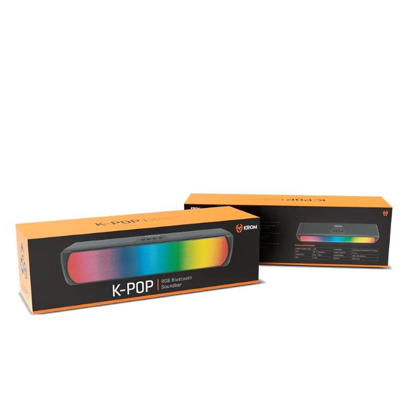 KROM Barra de Som K-POP Bluetooth RGB - Imagem de Detalhe 3