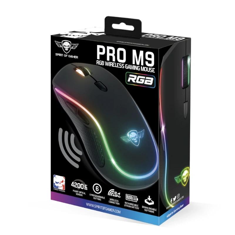 Spirit of Gamer Rato Sem Fios Pro M9 Rgb - Imagem de Detalhe 3