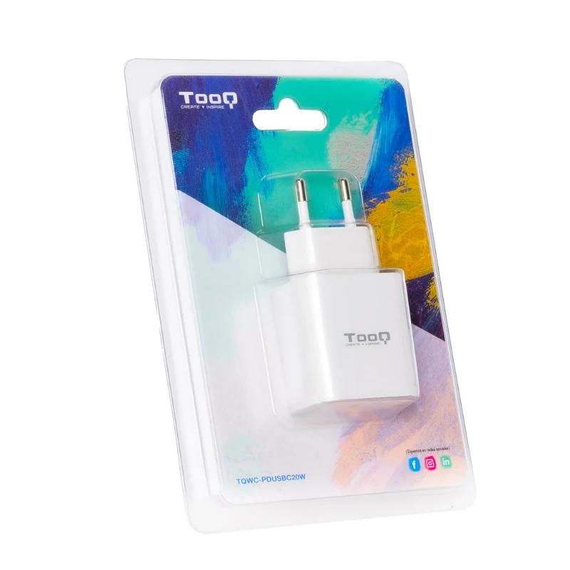 Tooq Carregador de parede USB-C PD3.0 20W Branco - Imagem de Detalhe 2