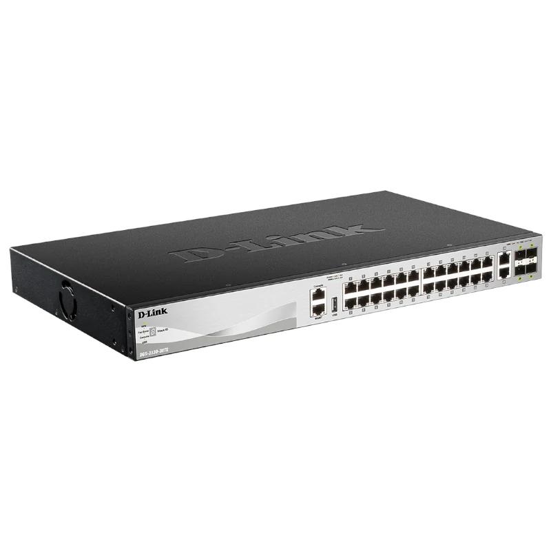 D-Link DGS-3130-30S/E Switch L3 24xSFP 4xSFP+ 2x - Imagem de Detalhe 1