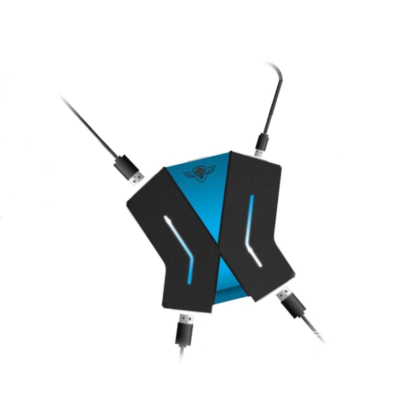 Spirit of Gamer Hub Crossgame preto e azul - Imagem de Detalhe 1