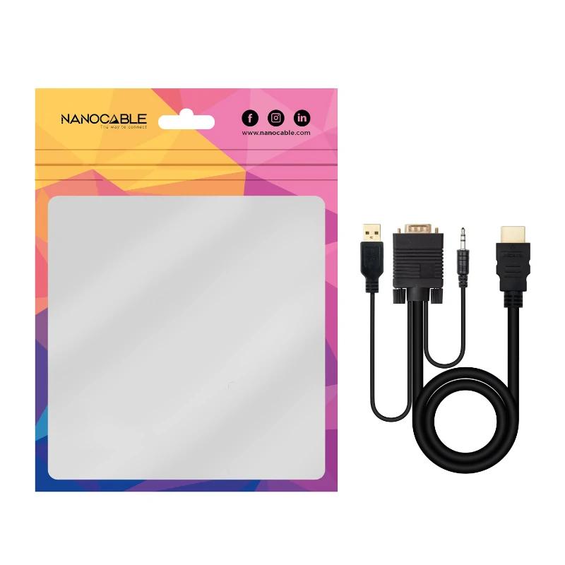 Nanocable Conversor HDMI a VGA-Jack-USB 1.8 m - Imagem de Detalhe 3