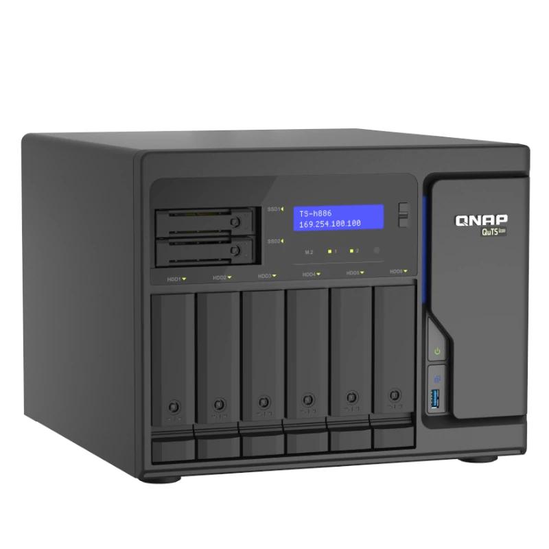 QNAP TS-H886-D1602-8G NAS 4+2-Bay 4x2.5GbE - Imagem de Detalhe 2