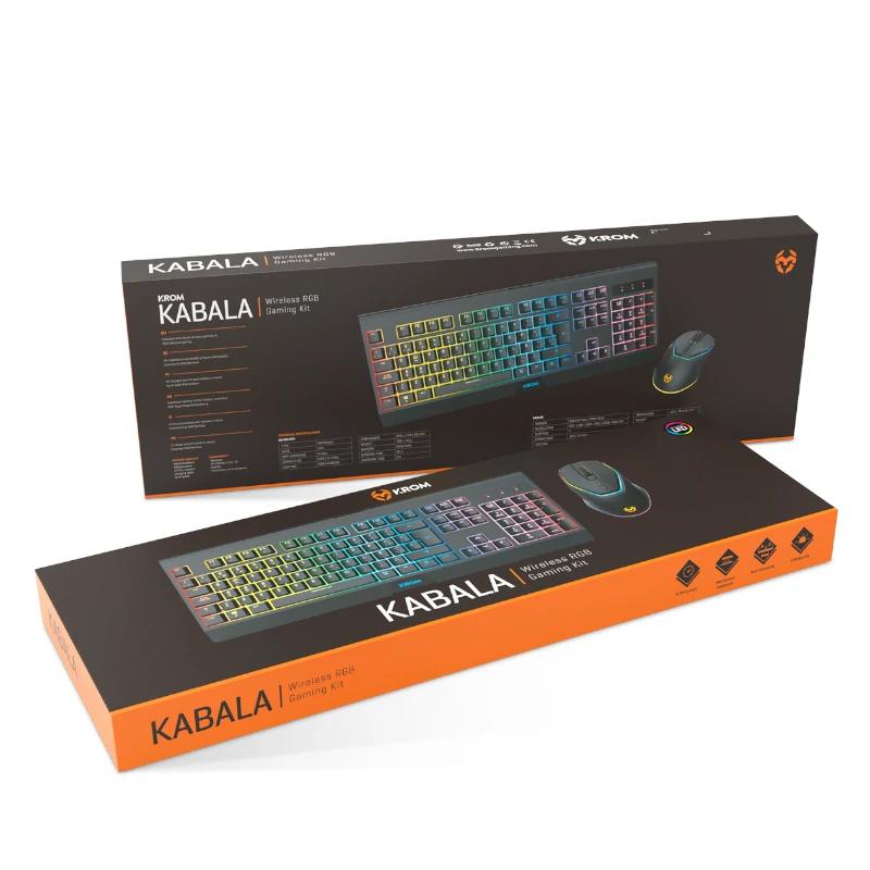 KROM KABALA  | Kit Teclado e Rato Sem Fios RGB SP - Imagem de Detalhe 3