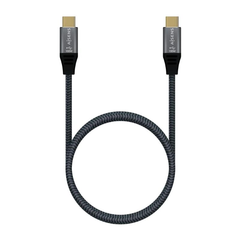 Aisens Cabo USB 3.2 Gen2X2 8K C/M-C/M Cinza 1.5M - Imagem de Detalhe 2
