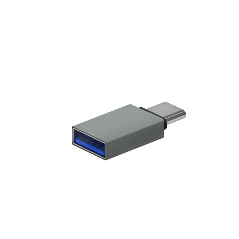 Aisens Mini Adaptador USB 3.2 Gen1 3A CM-AH Cinza - Imagem de Detalhe 1