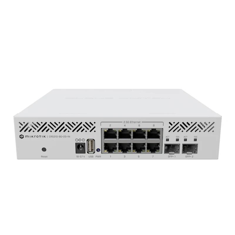 MikroTik CRS310-8G+2S+IN Switch 8x2.5GbE 2xSFP+ - Imagem de Detalhe 1