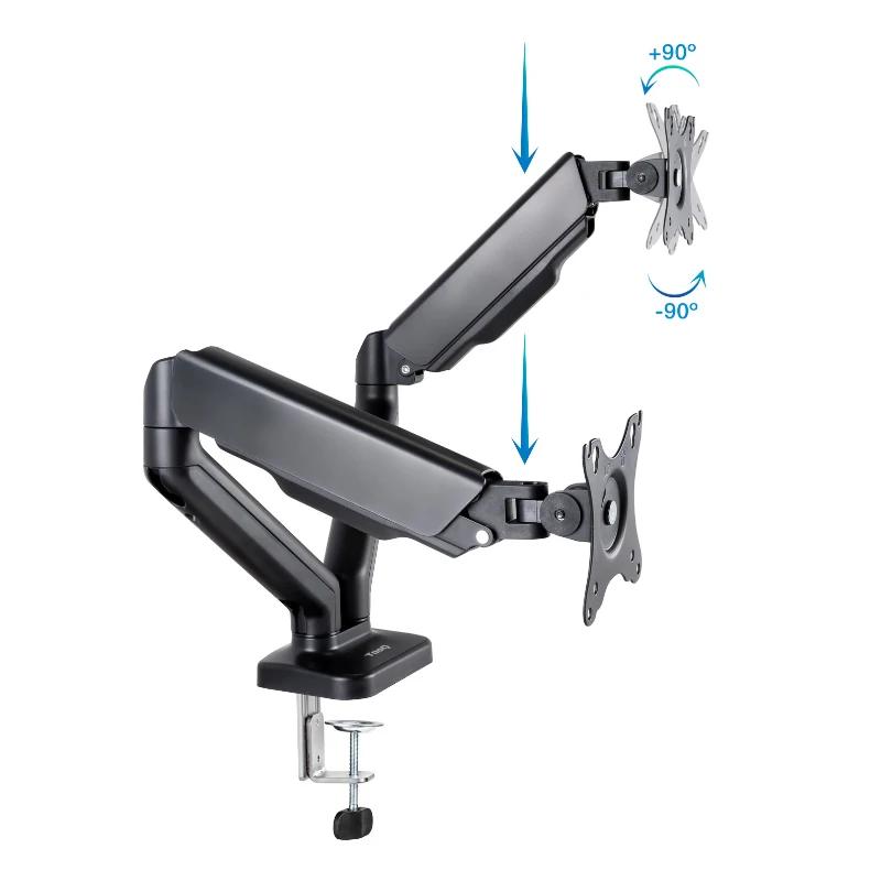 Tooq DB5132TNR-B Suporte de mesa 2 braçOS 17"-32" - Imagem de Detalhe 1