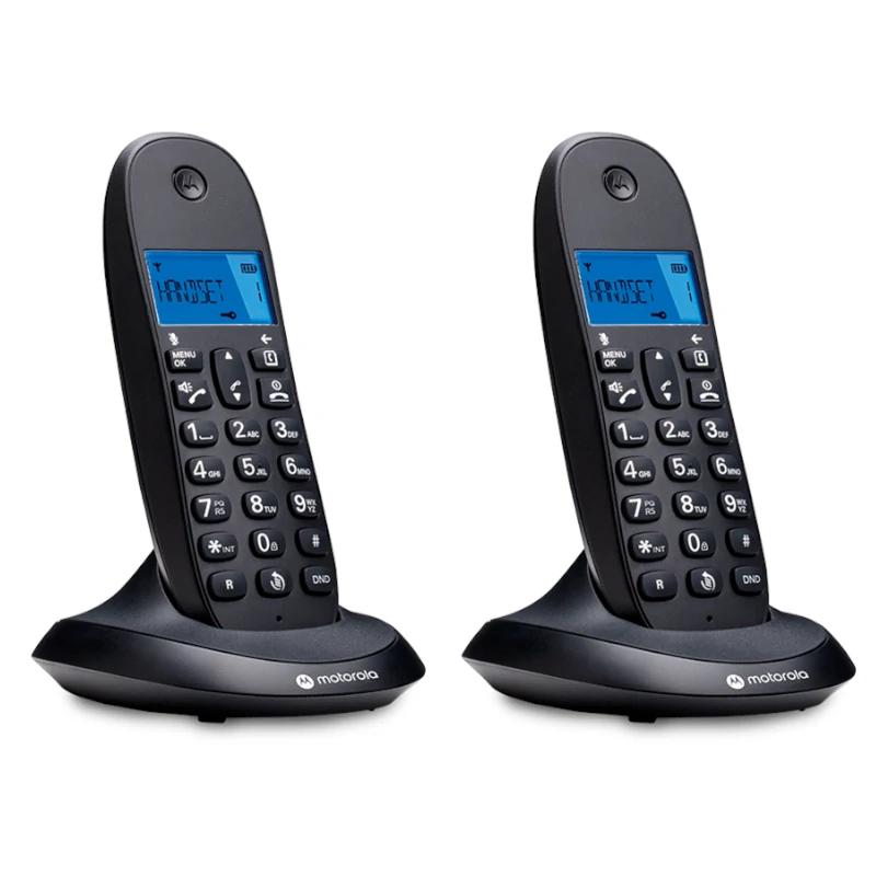 MOTOROLA C1002 CB+ Telefone DECT Preto Duo - Imagem de Detalhe 2