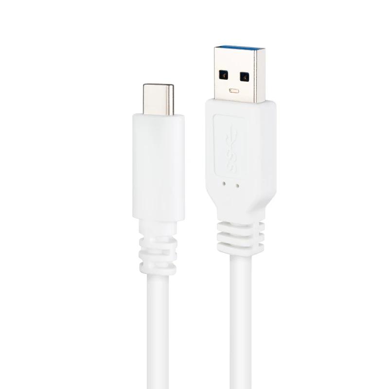 Nanocable Cabo USB 3.1 Gen2 USB-C/A 0,5 M Branco - Imagem de Detalhe 1