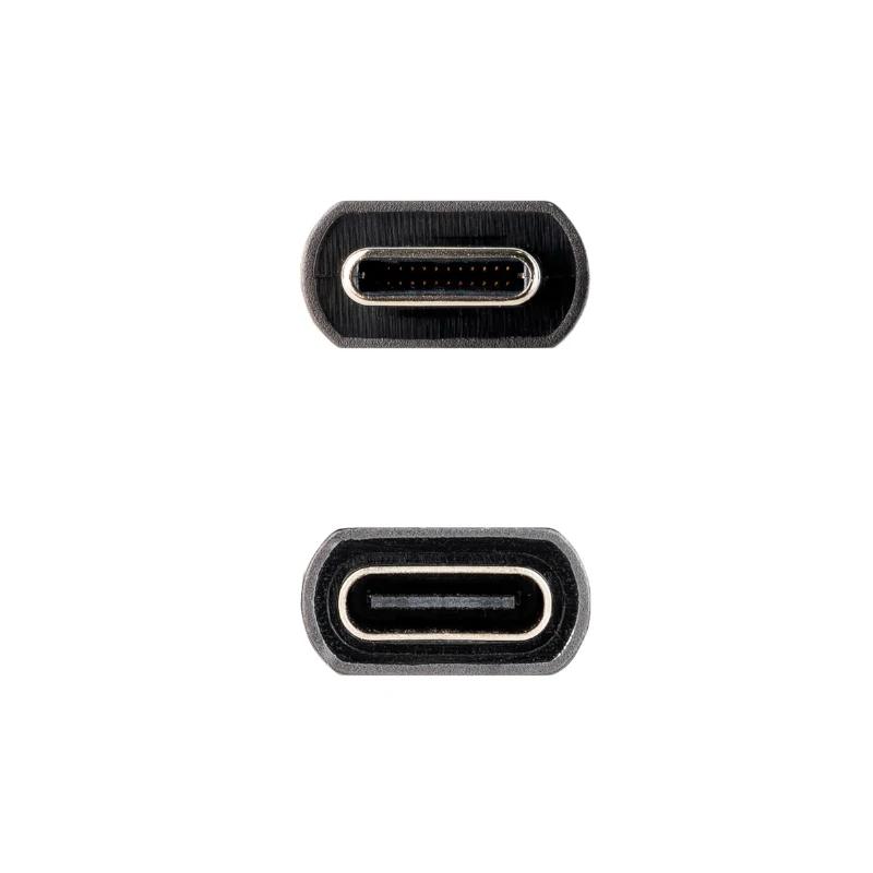 Nanocable Cabo USB 3.2 Gen2 USB-C M/H 1,5 M Preto - Imagem de Detalhe 2