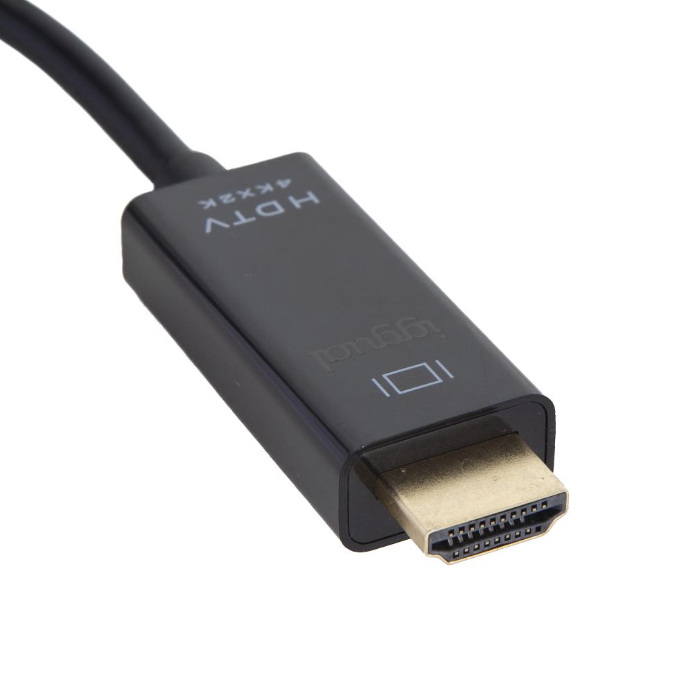 iggual Cabo DisplayPort (M) a HDMI (M) 4K 2 metros - Imagem de Detalhe 2