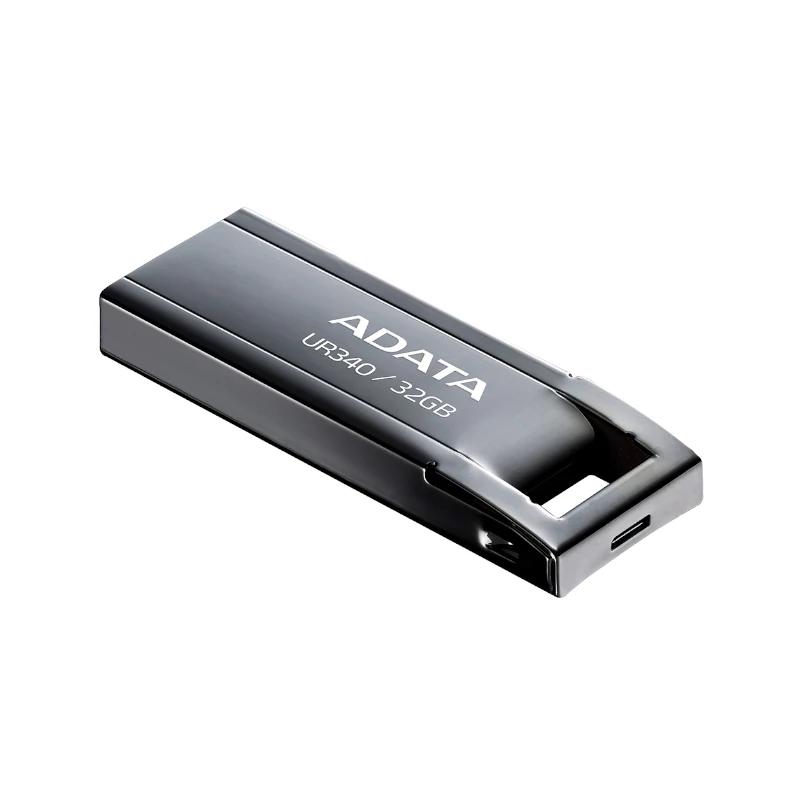 ADATA Pen Drive UR340 32GB USB 3.2 Metal Preto - Imagem de Detalhe 1