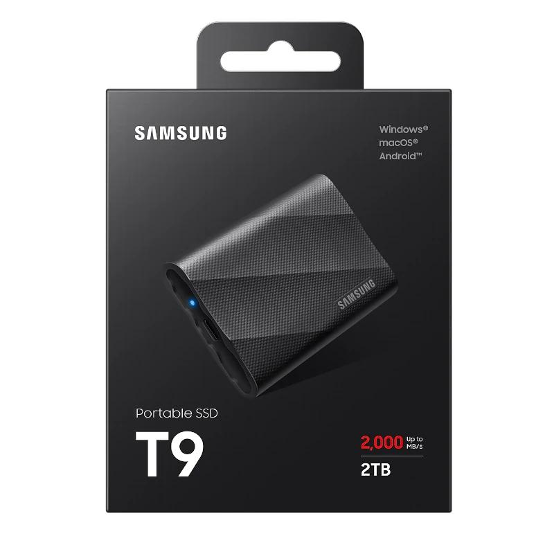Samsung T9 SSD Externo 2TB USB 3.2 Gen 2x2 Preto - Imagem de Detalhe 3