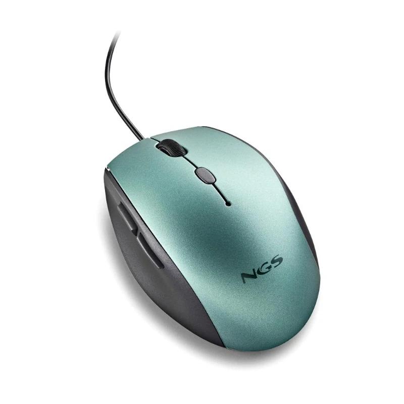 NGS MOUSE SILENCIOSO ERGONÓMICO COM FIO + ADAPTADOR USB TIPO C - Imagem de Detalhe 2
