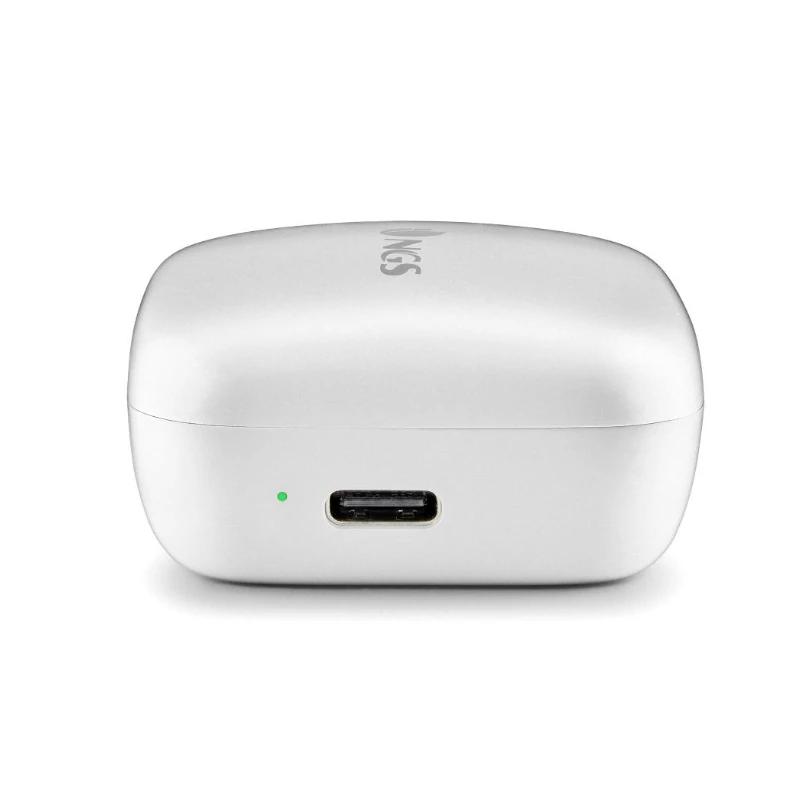 NGS Auriculares Artica Move BT e TW Estéreo Branco - Imagem de Detalhe 2