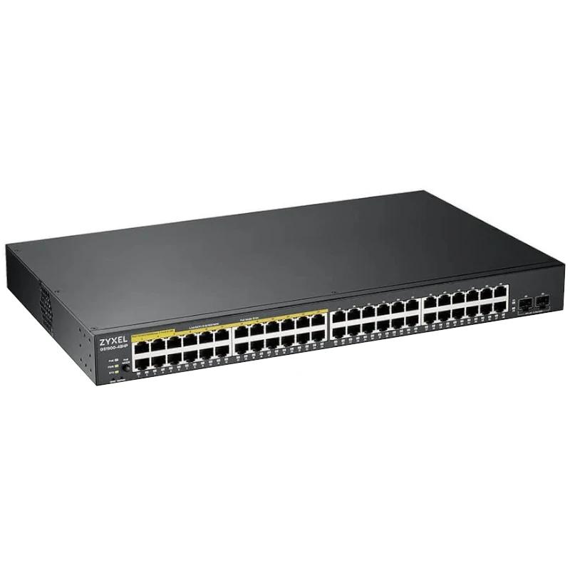 Zyxel GS1900-48HP v2 Switch 48xGbE L2 170W Rack - Imagem de Detalhe 1