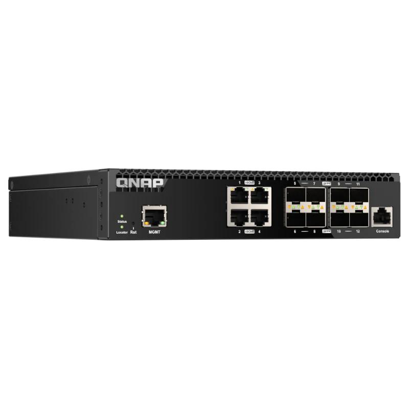 QNAP QSW-M3212R-8S4T Switch 8x10GbE SFP+ 4x10GbE - Imagem de Detalhe 2
