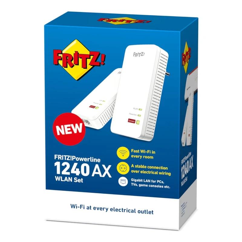 Fritz! Conjunto Powerline 1240 AX WLAN Mesh 2xGbE - Imagem de Detalhe 2