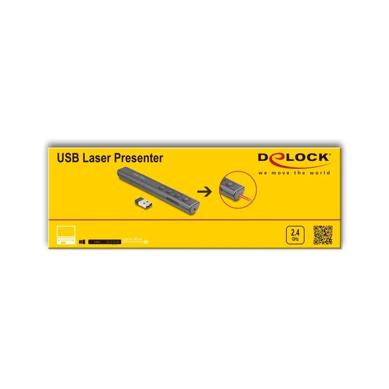 Delock Apresentador Laser USB antracita - Imagem de Detalhe 3