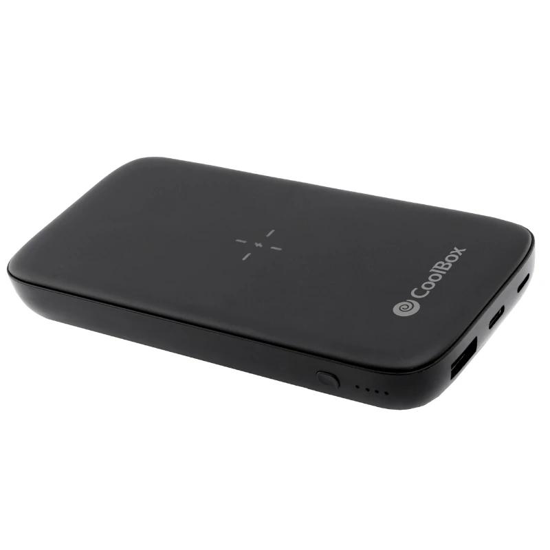 COOLBOX Powerbank QI 10000MAH PRETO - Imagem de Detalhe 1