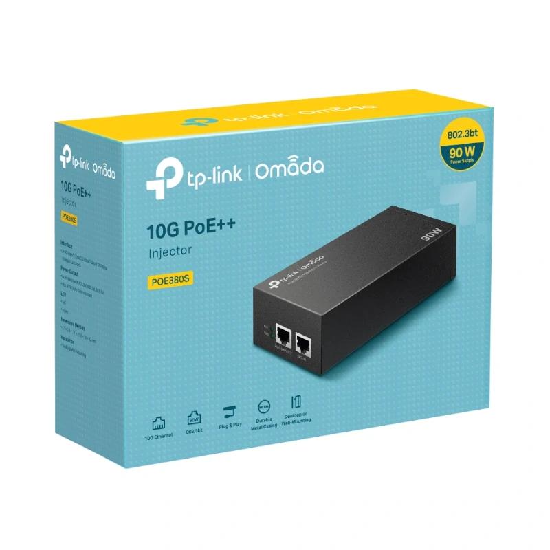 TP-Link POE380S Omada Injetor 10G PoE++ 90W - Imagem de Detalhe 3