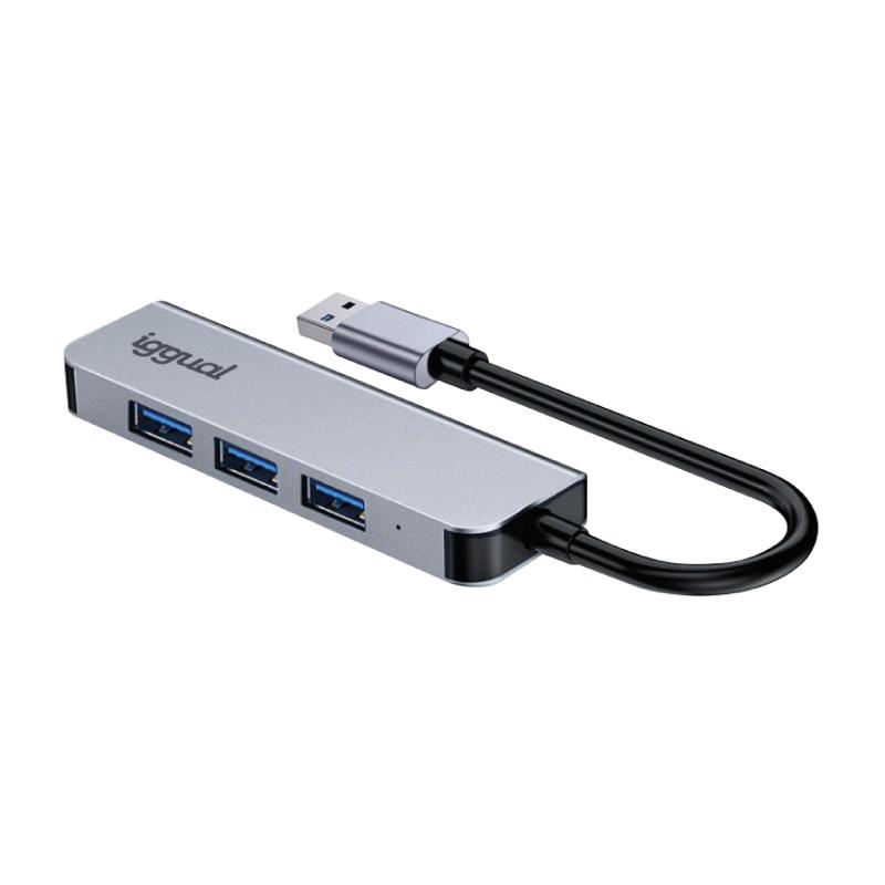 iggual Hub USB-A 3.0 x 4 portas USB-A 3.0 - Imagem de Detalhe 1