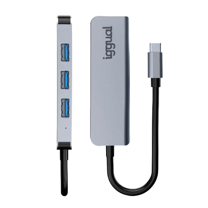 iggual Hub USB 3.0 tipo C x 4 portas USB-A 3.0 - Imagem de Detalhe 2