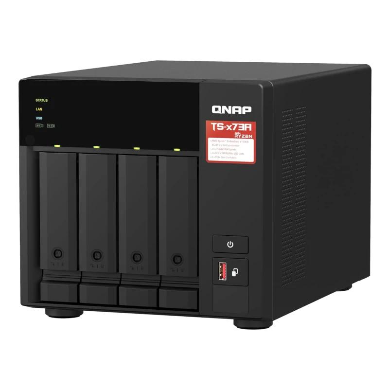 QNAP TS-473A-SW5T Bundle NAS 4XHDD-Bay + Comutador - Imagem de Detalhe 2