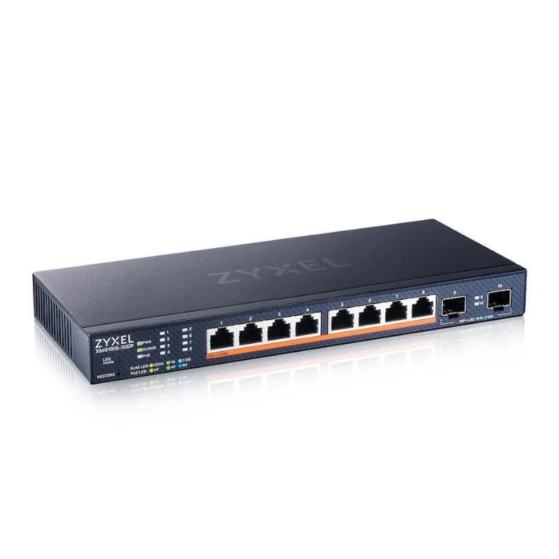 Zyxel XMG1915-10EP Switch PoE 8x2.5GbE 2xSFP+ - Imagem de Detalhe 1